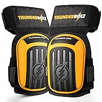 Vista 11 de Rodilleras Thunderbolt para Hombres de Construcción, Rodilleras de Trabajo para Hombres y Mujeres con Doble Gel para Jardinería, Colocación