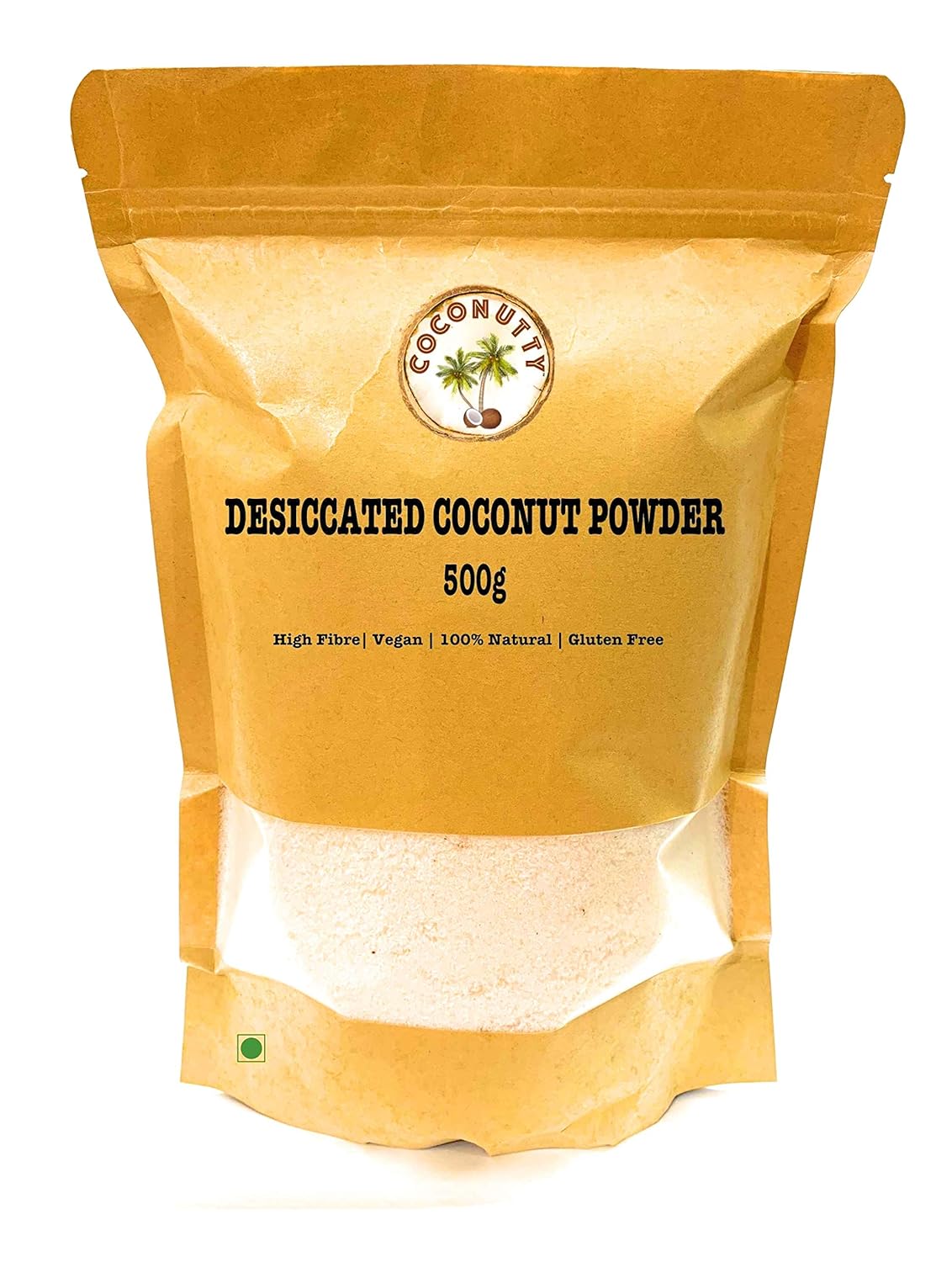 Coconutty Desiccated Coconut Powder Unsweetened, High Fibre, Vegan