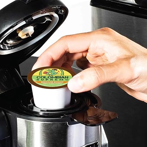 Miniatura 3 de Aroma Ridge Jamaica Ron - Cápsulas individuales de café con sabor a vainilla francesa, 12 unidades, tostado medio