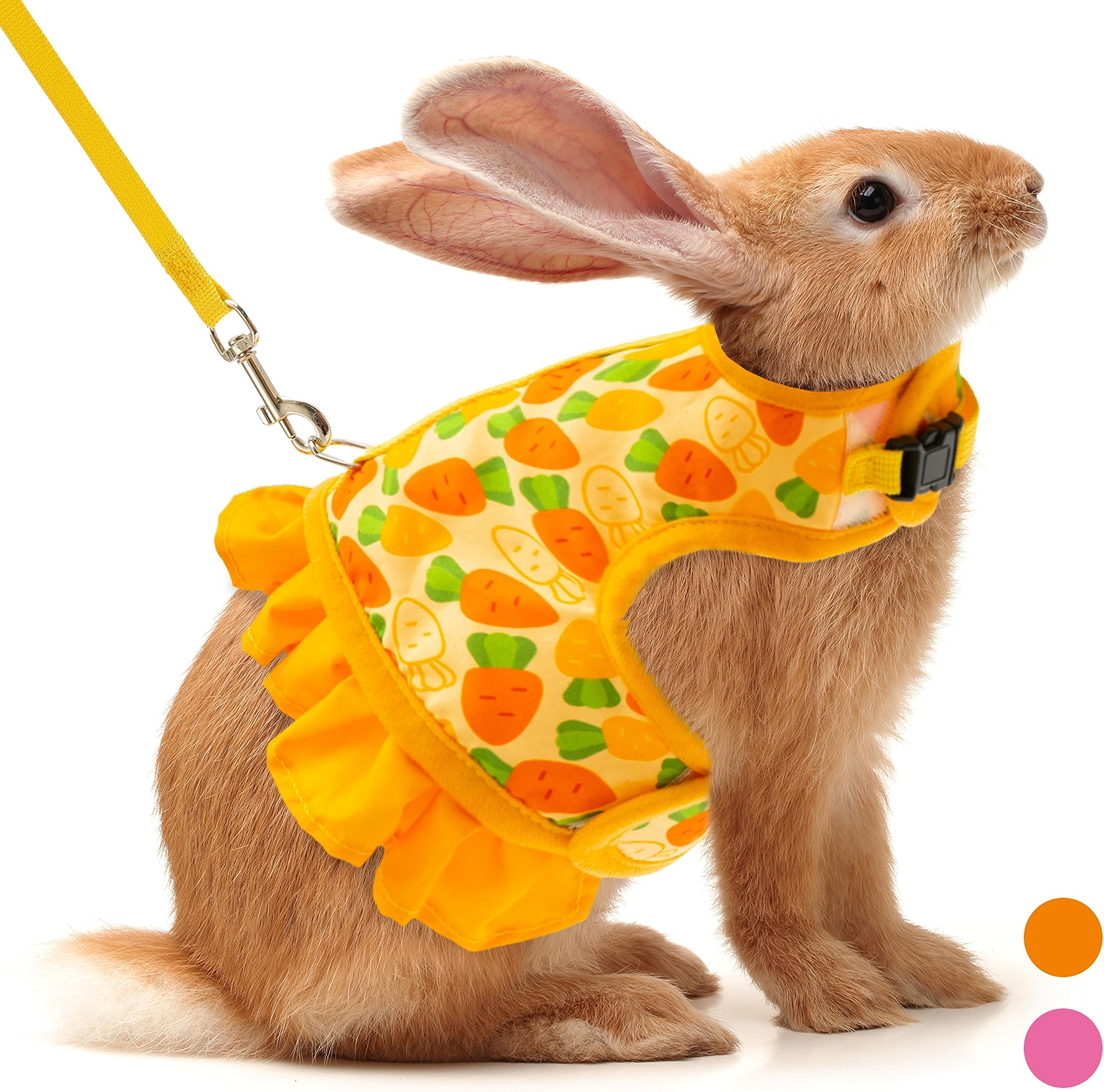 Rabbit Harness and Leash for Walking Escape Proof Cute