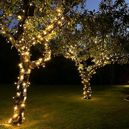 Festive Lights 10m Connectpro Outdoor Led Fairy Lights Connectable Ip65 Rubber Black Cable Wedding Christmas Garden Commercial Party Warm White W Plug Amazon Co Uk Lighting