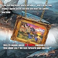 Vista 5 de Rompecabezas de 1000 piezas, rompecabezas de 1000 piezas para adultos y niños, rompecabezas de 1000 piezas adecuados para adultos y niños