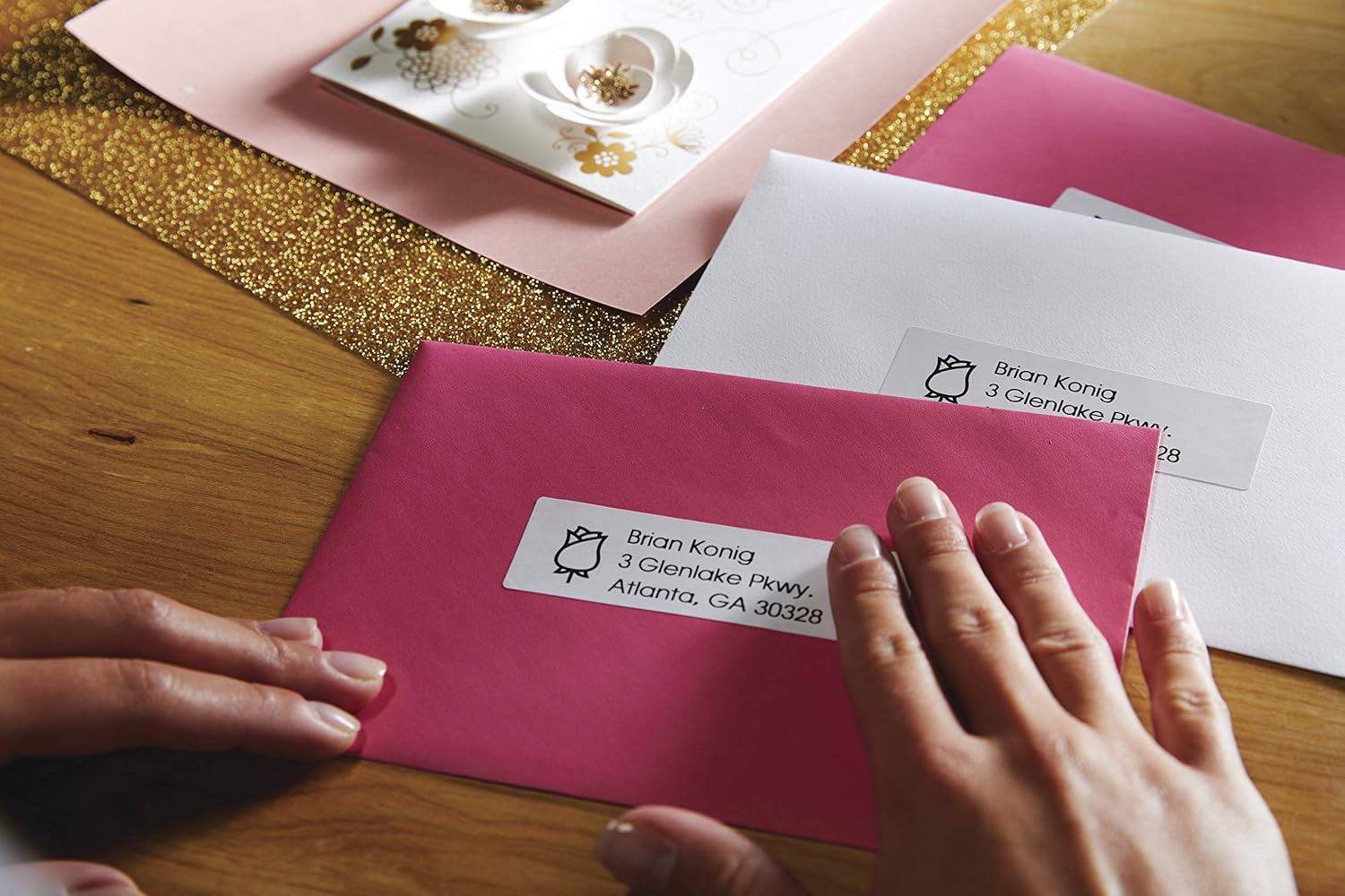 DYMO Authentic LW Mailing Address Labels | DYMO Labels for LabelWriter Label Printers (1-1/8" x 3-1/2"), 2 Rolls of 130 (260 Total)