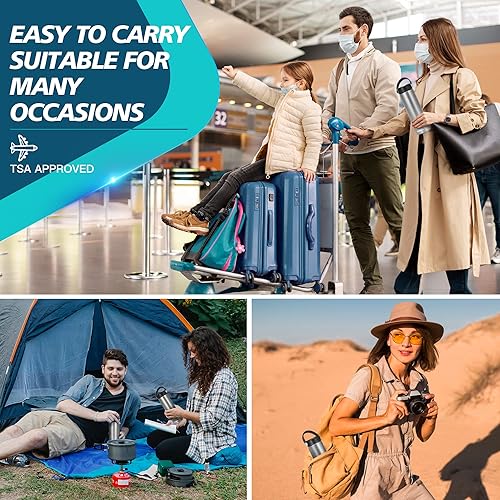 Miniatura 7 de Medineed Estuche de viaje para insulina aprobado por la TSA, enfriador portátil de medicamentos con paquetes de hielo, organizador de viaje