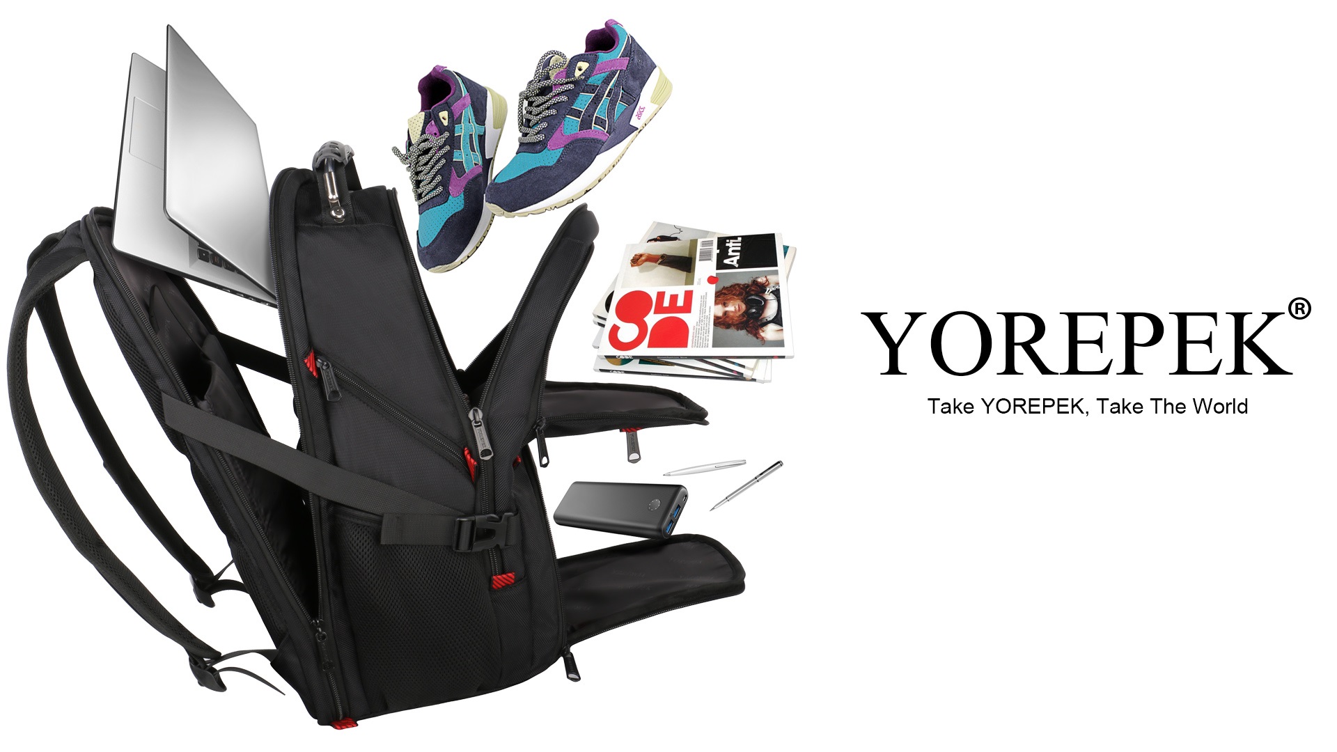 yorepek backpack usb