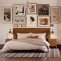 Vista 262 de Jaxx Panelist - Cabecero acolchado moderno, juego de 4 paneles para montar en la pared (cada uno de 11.25 x 38 pulgadas), tamaño King