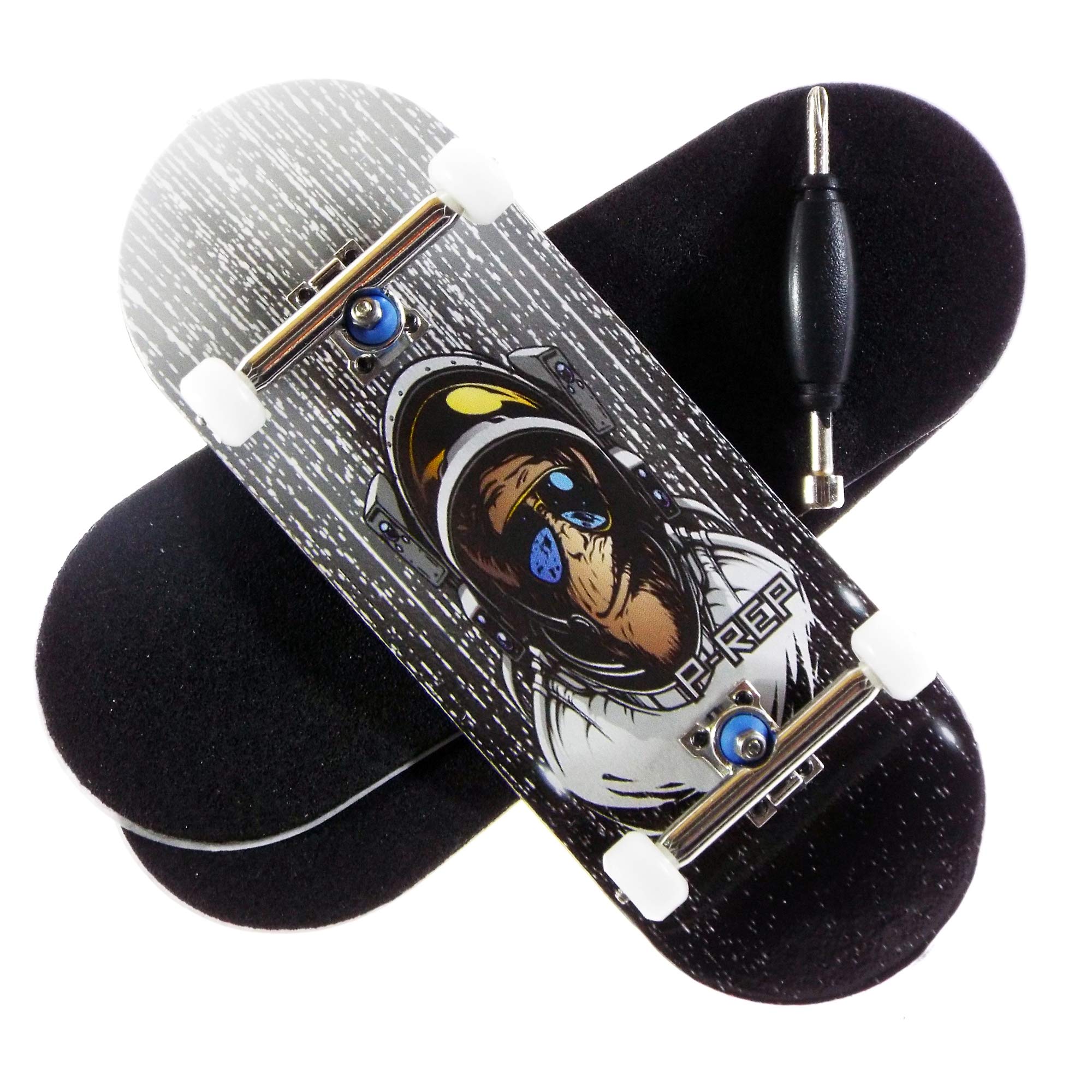 P-REPSpace Monkey - Solid Performance Complete Wooden Fingerboard (Chromite, 34mm x 97mm)