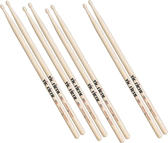 Vic Firth P5a.3-5a.1 American Classic Wood Tip pałeczki perkusyjne (4 sztuki)