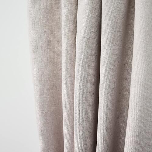 Miniatura 6 de 2 cortinas de lino beige texturizadas para sala de estar, 18 pulgadas de largo, para cocina, cortas, pequeñas, pequeñas, para caravana, para baño,