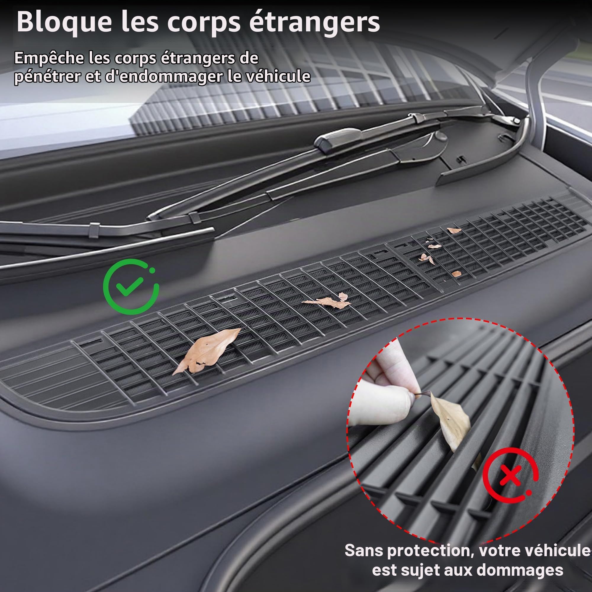 Pour Tesla Model Y Juniper 2025 2026 Grille d'admission d'air de voiture Protection Couvre-grille d'admission d'air Protection, Grille d'admission d'air Protect Couvre pour accessoires Tesla