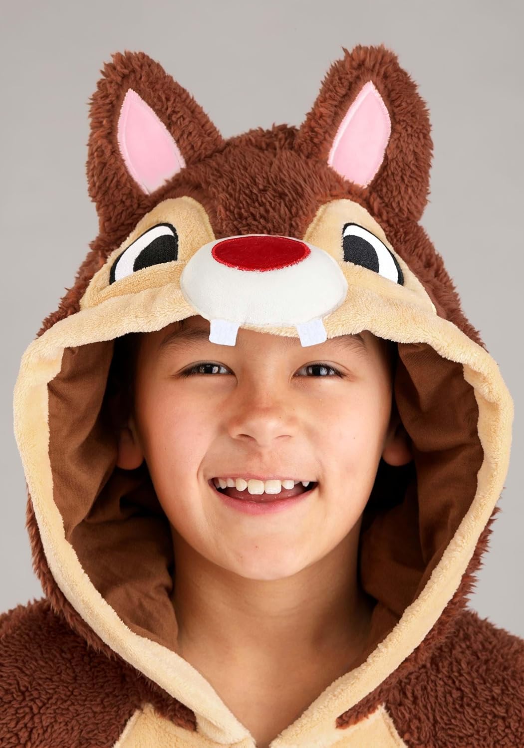 Disney Chip 'n Dale Dale Costume for Kids - Hooded Jumpsuit with Gloves & Shoe Covers - Officially Licensed
