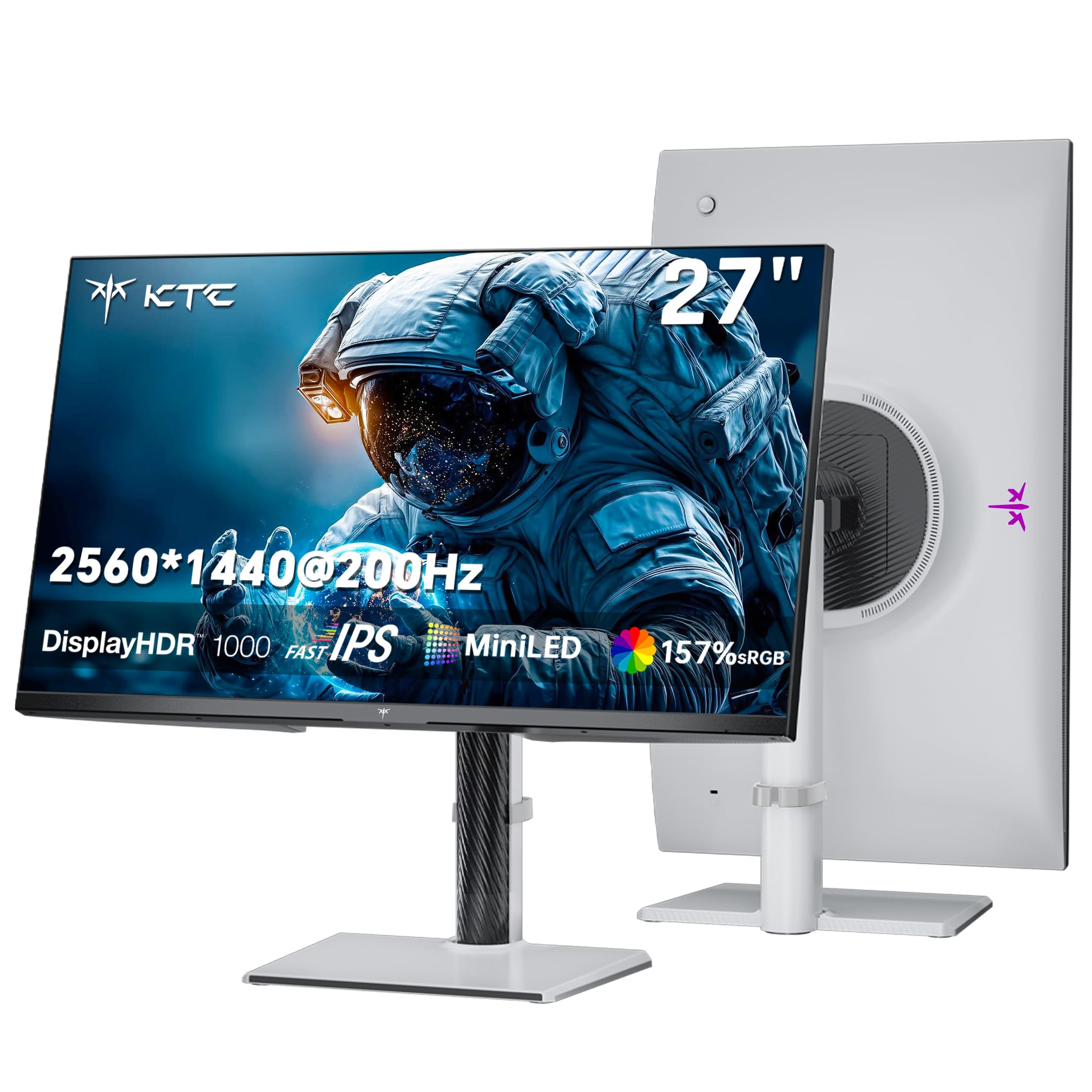KTC 27インチ QD-MiniLED 4K@160Hz@320Hz Monitor Gamer KTC 27