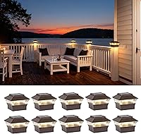 Vista 26 de 50 Lumen Luces Solares para Postes, 3 Modos Luces para Deck al Aire Libre, Valla, Tapa de Poste - 4x4 3.5x3.5 4.5x4.5 o 5.5x5.5, Luces LED