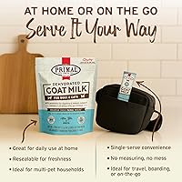 Vista 8 de Primal Goat Milk Powder para Perros y Gatos, Complemento Alimenticio Estable en Estante con Probióticos para la Digestión, Hidratación y Apoyo