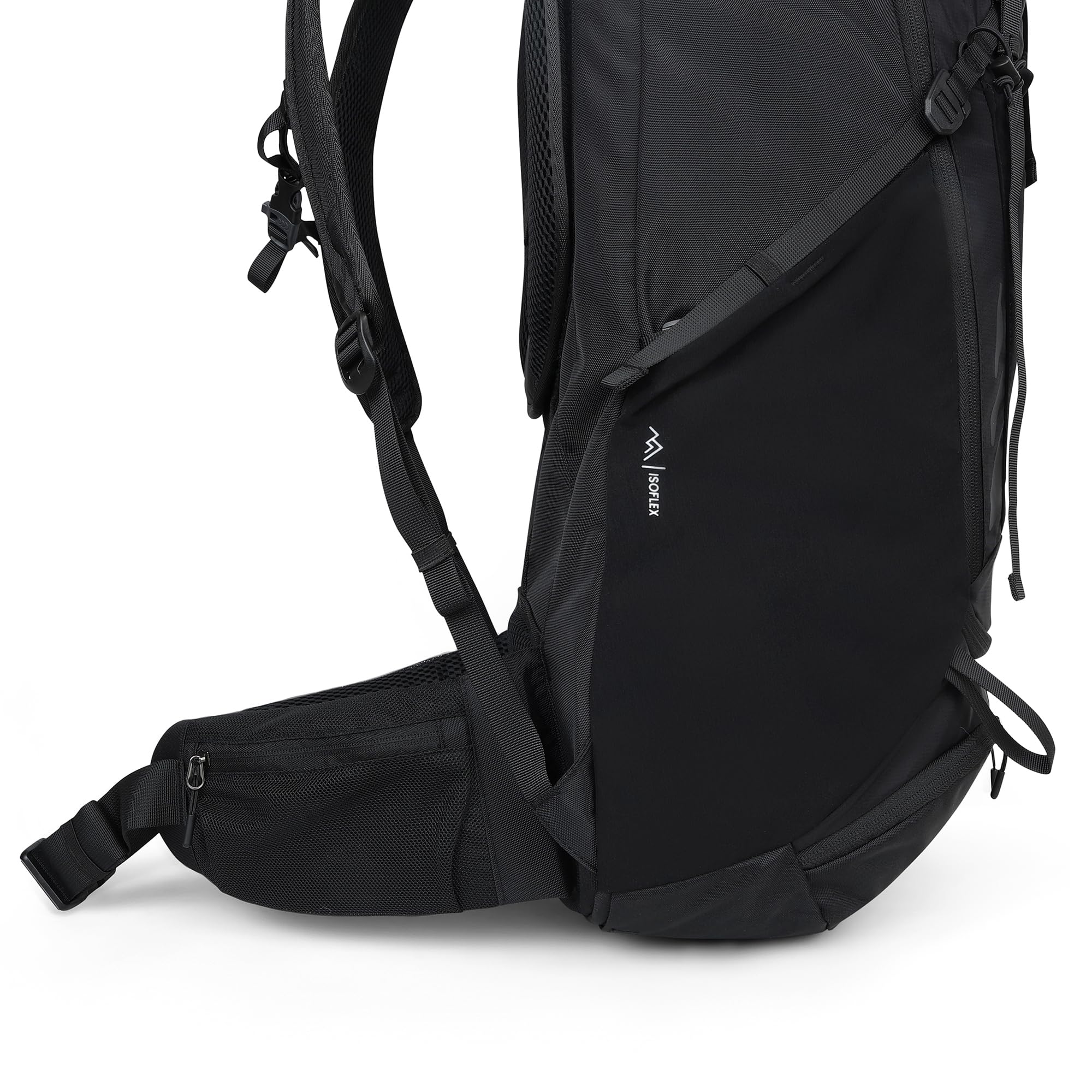 Regatta Plecak Blackfell 65 l, odblaskowy, z metalową ramą, idealny na spacery, wędrówki, kemping i trekking, Czarny, L, Casual