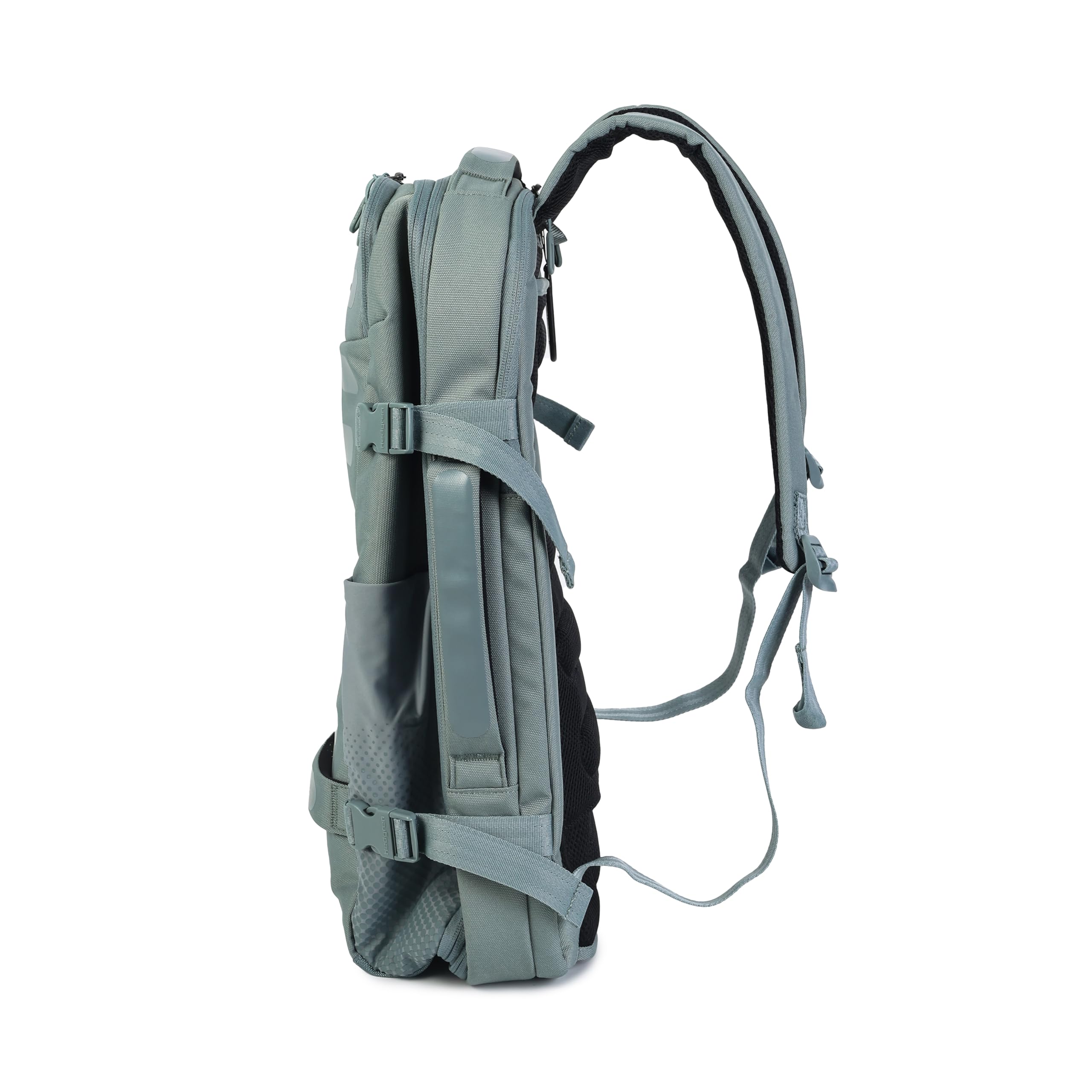 Hedgren Großer Reise-Rucksack, Grau/Grün, Einheitsgröße, Großer Reise-Rucksack