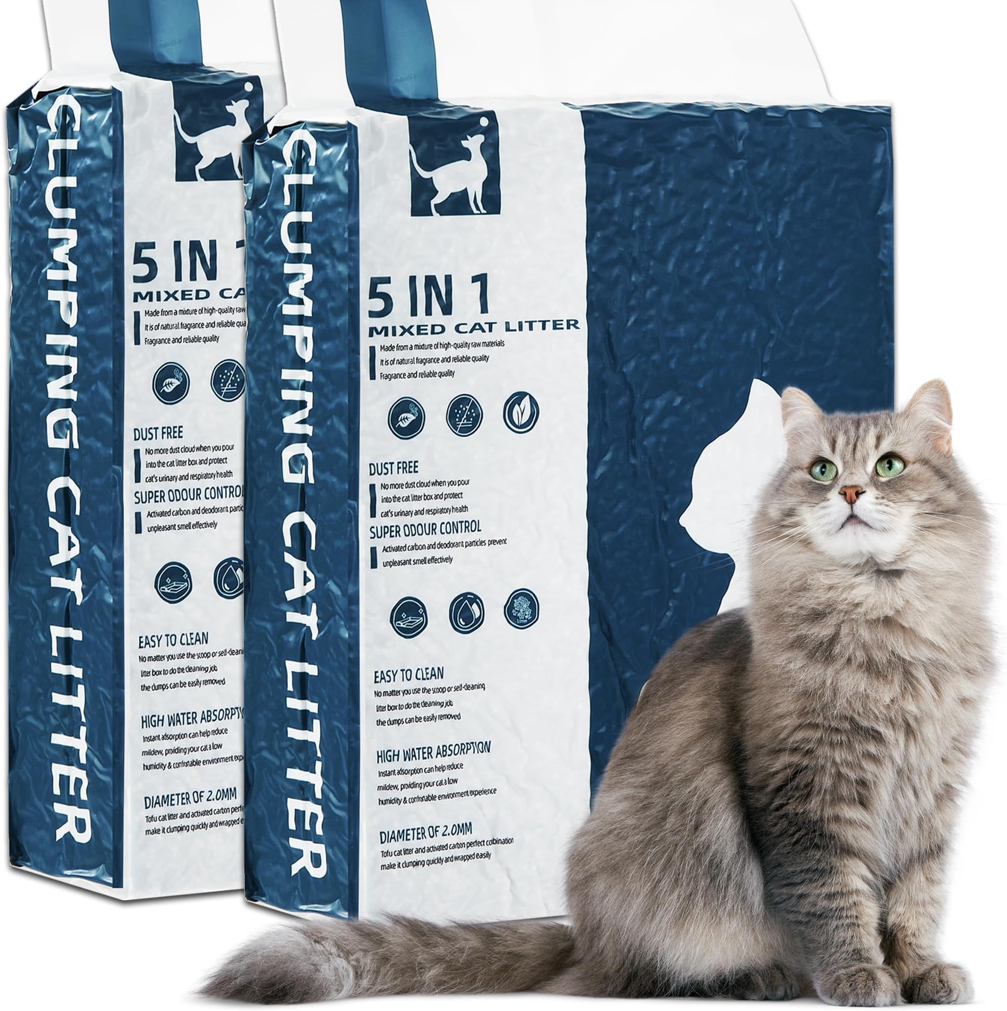 Super Benek 100 Natural Clumping Corn Cat Fresh Grass Clumping Litter