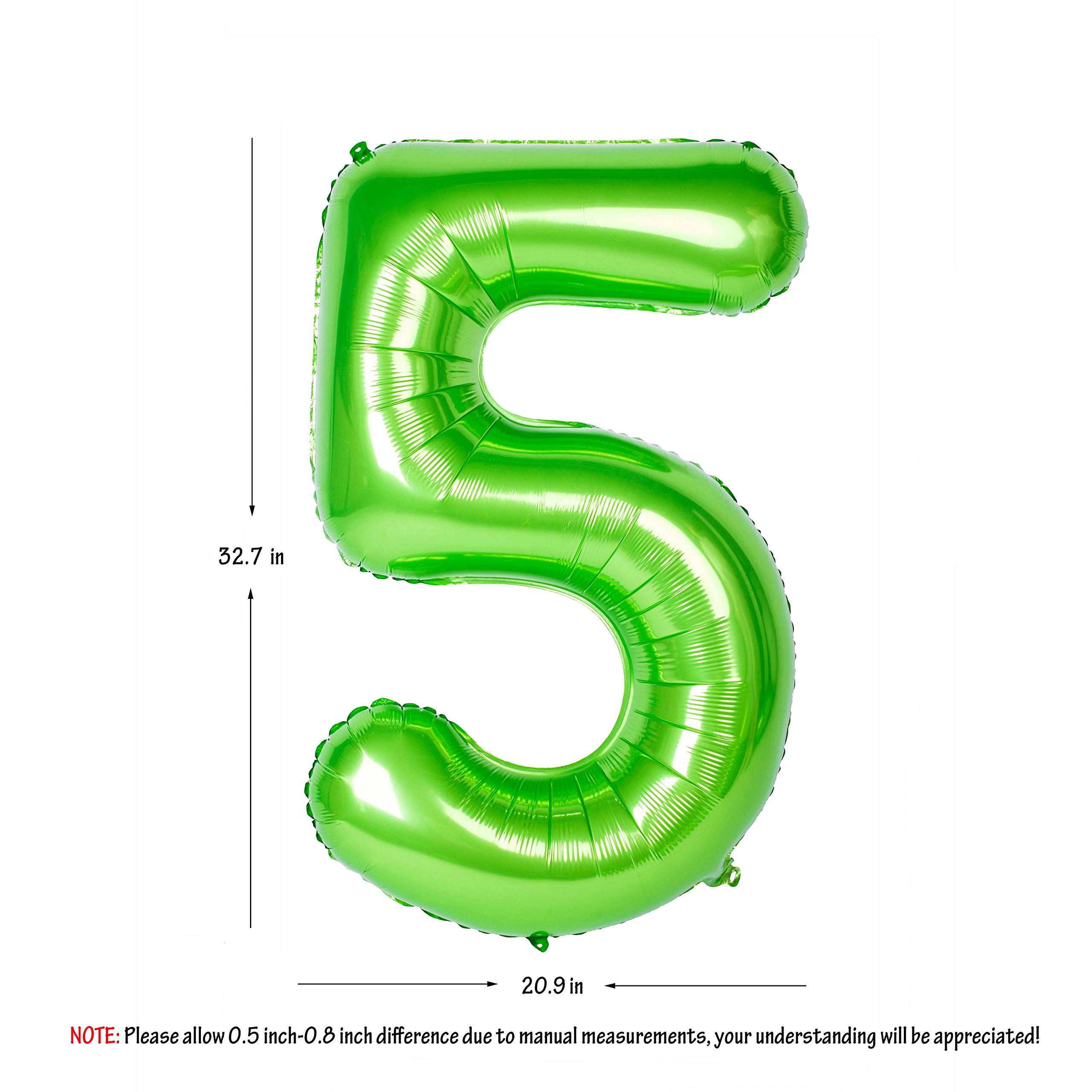 Red 0 balloon 40 Inch Giant Helium Foil Number 0 to 9 Red Balloon Birthday Wedding Party Digital Decorations (Number 0) — view 58
