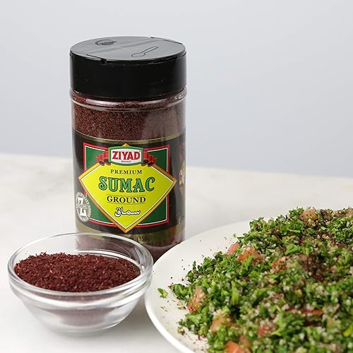 Vista 5 de Ziyad Shaker Premium Sumac - Mezcla de especias sabrosas, sin aditivos, sin conservantes, sin sal, sin MSG, 5.5 onzas