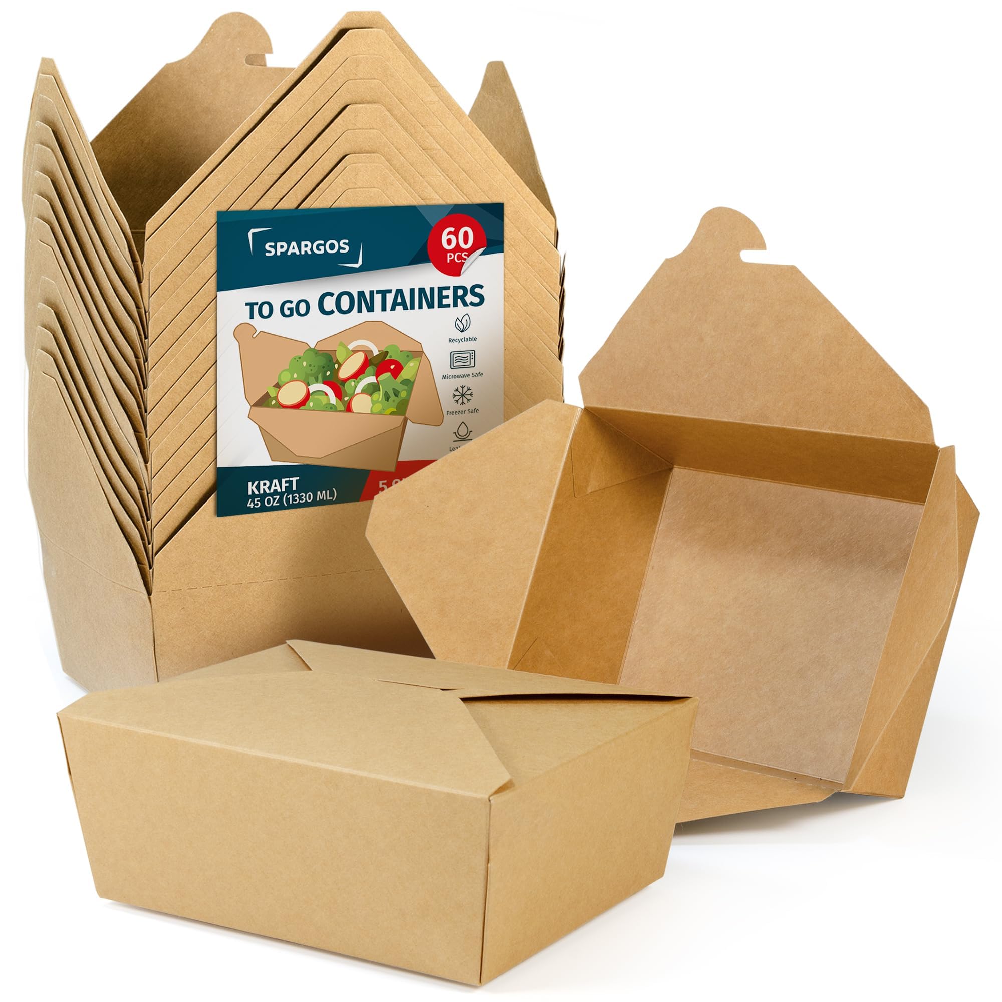 Amazon.com: SPARGOS Chinese Takeout Storage Containers (60 Pack