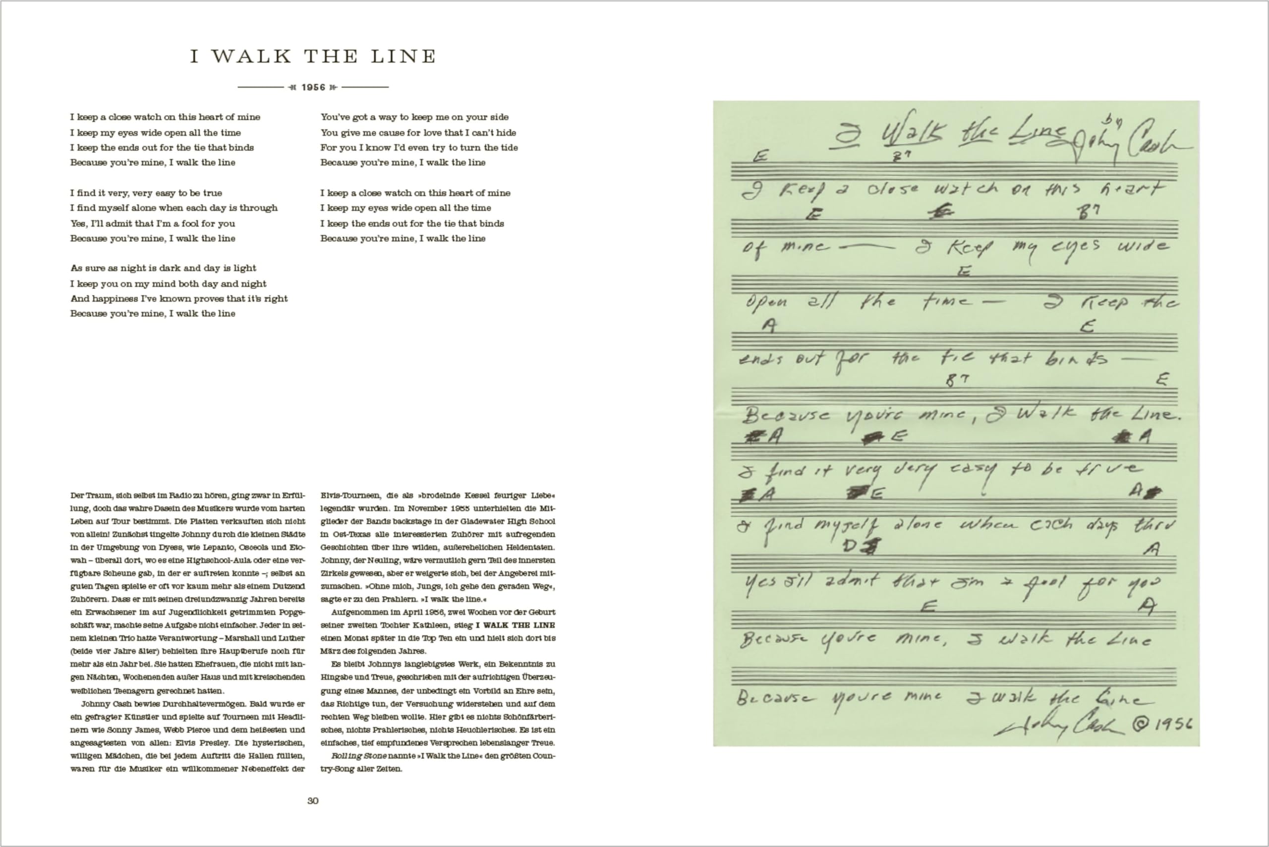 The Life in Lyrics: Sein Leben, seine Texte