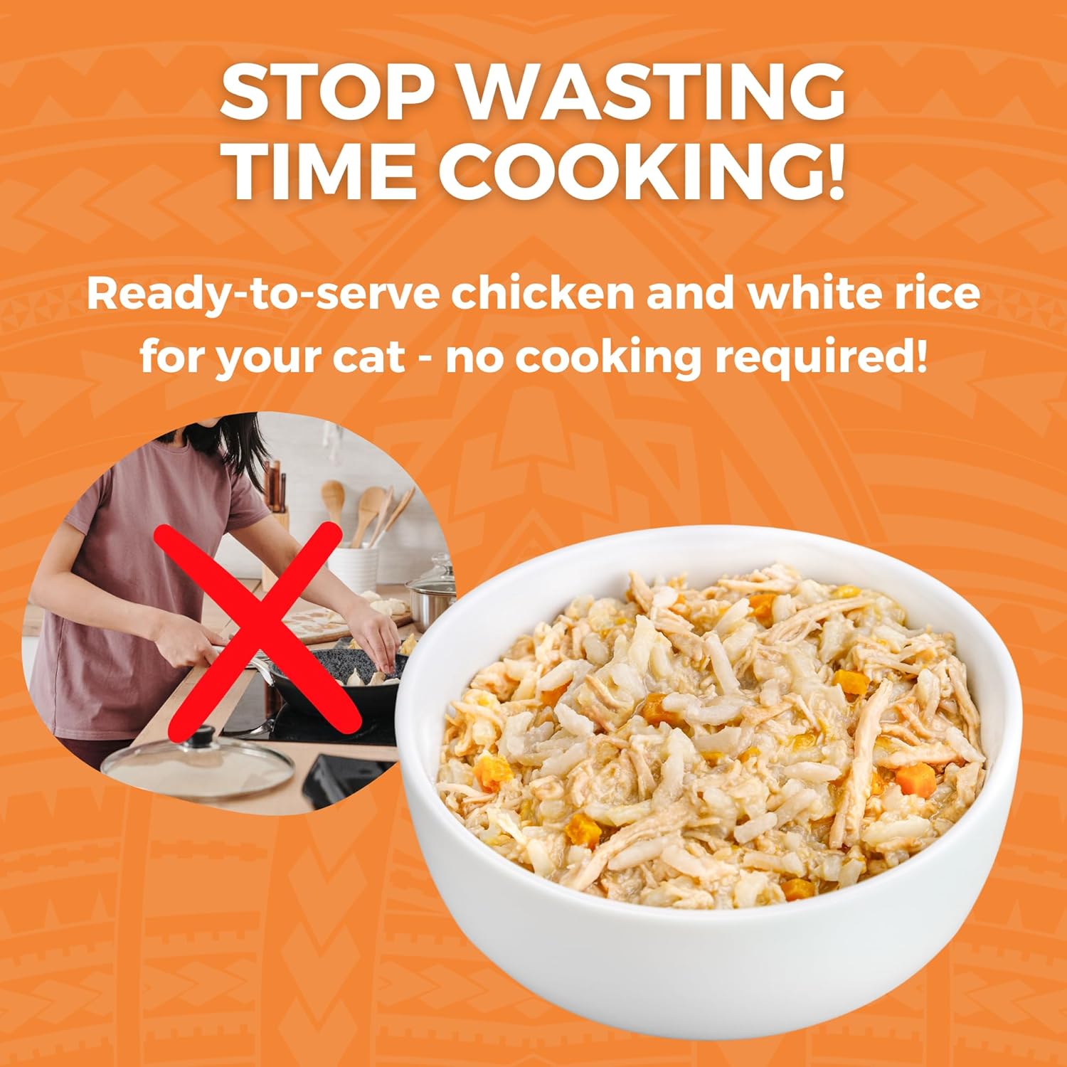 KOHA Pet Limited Ingredient Bland Diet for Cats, Chicken and White Rice Recipe Sensitive Stomach Wet Cat Food, Gentle Formula Easy to Digest Bland Diet Cat Food, 6 oz Pack of 12