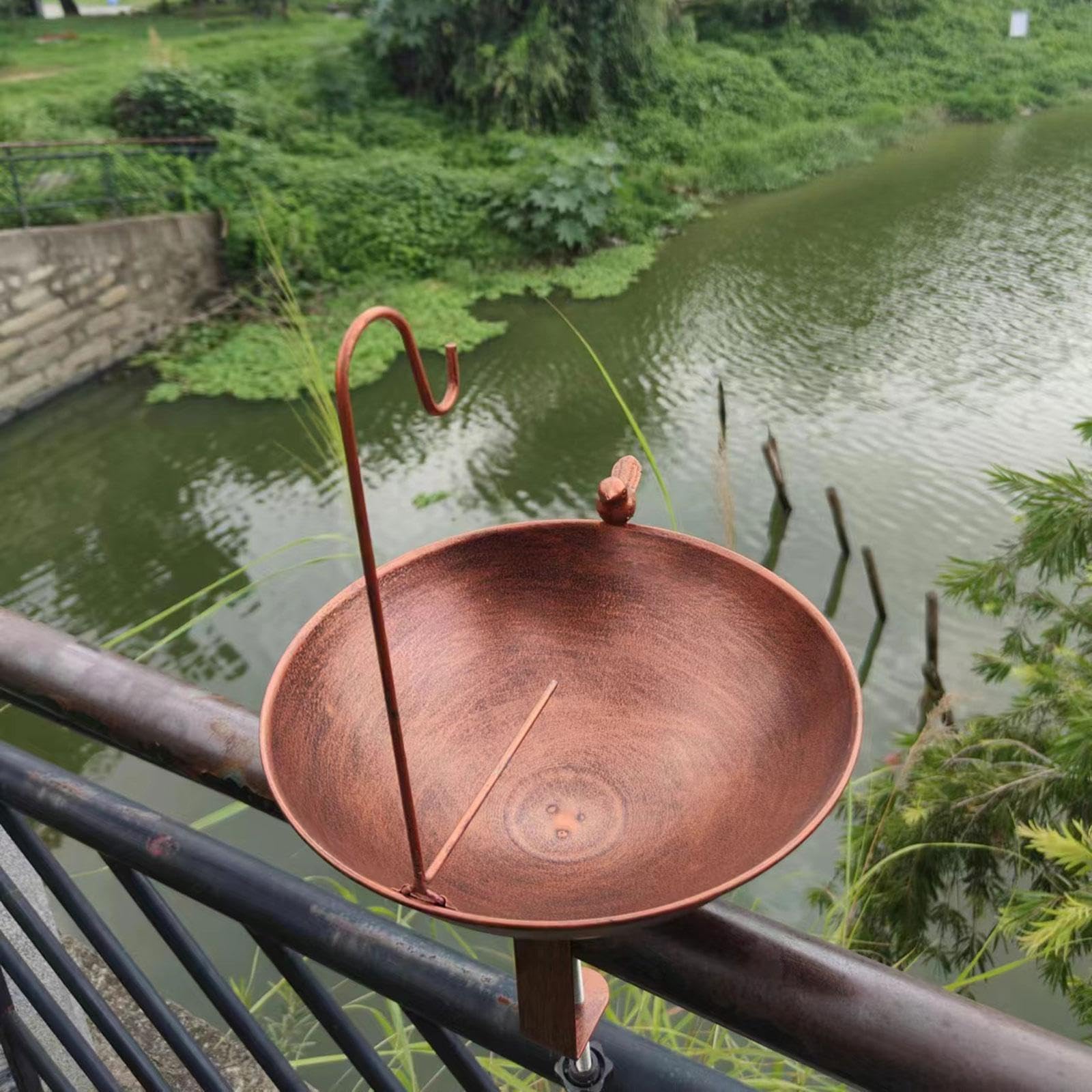 CALANDIS™ Outdoor Bird Feeder for Outdoors Sturdy Birds Bath Bowl for Garden Villa Yard Style B | Birdbaths | Bird & Wildlife Accessories | Yard, Garden & Outdoor Living-image-39