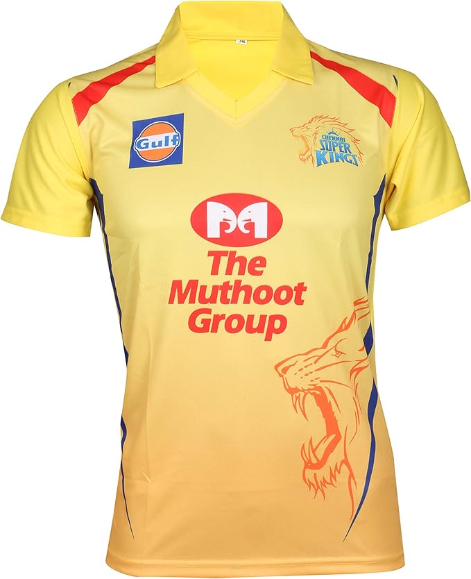 IPL Cricket CSK 2019 Jersey Supporter T 