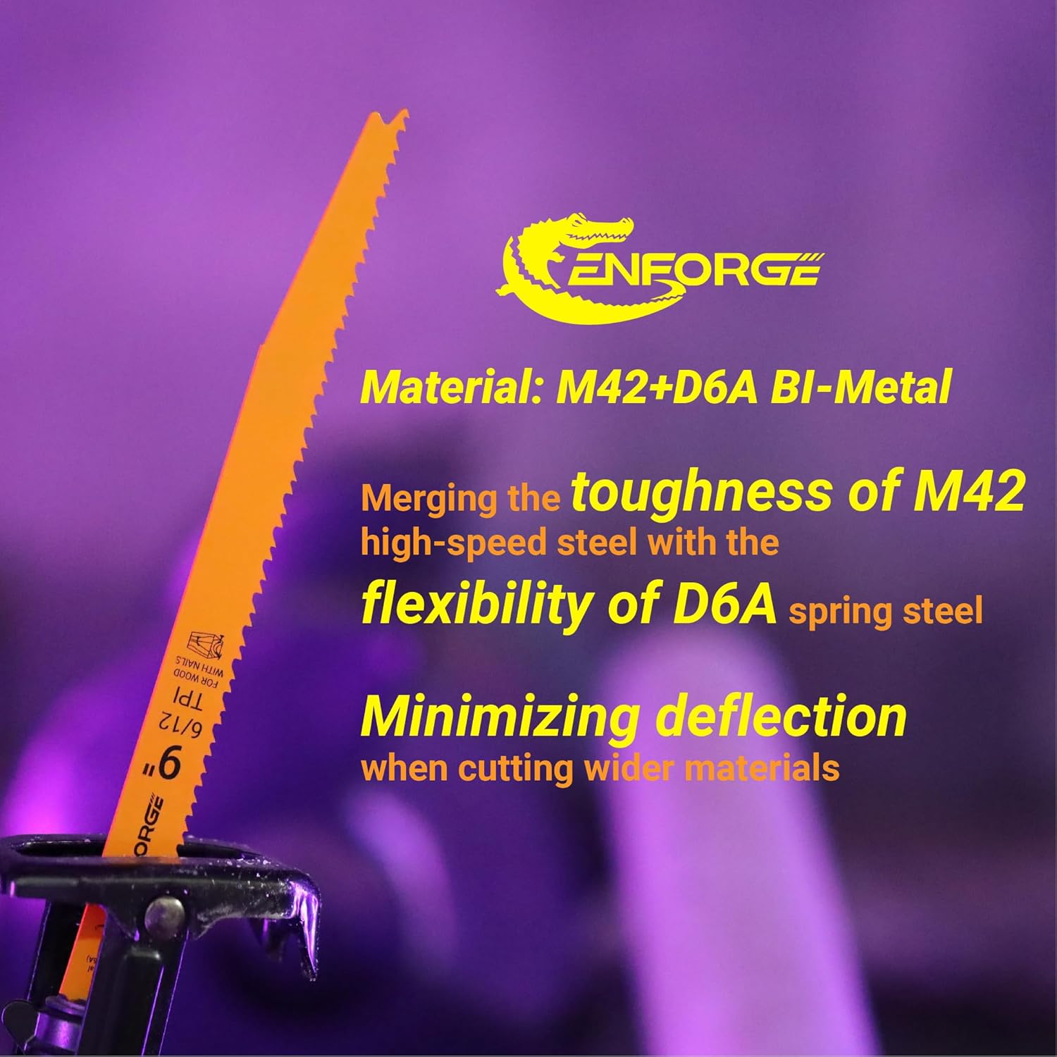 Reciprocating Saw Blade Set – 25-PC Metal Cutting Blades (6-inch, 14-18 TPI, BI-Metal) + 5-PC Wood Pruning Blades (15-inch, 6 TPI), Compatible with Sawzall, Milwaukee, Dewalt, and Diablo