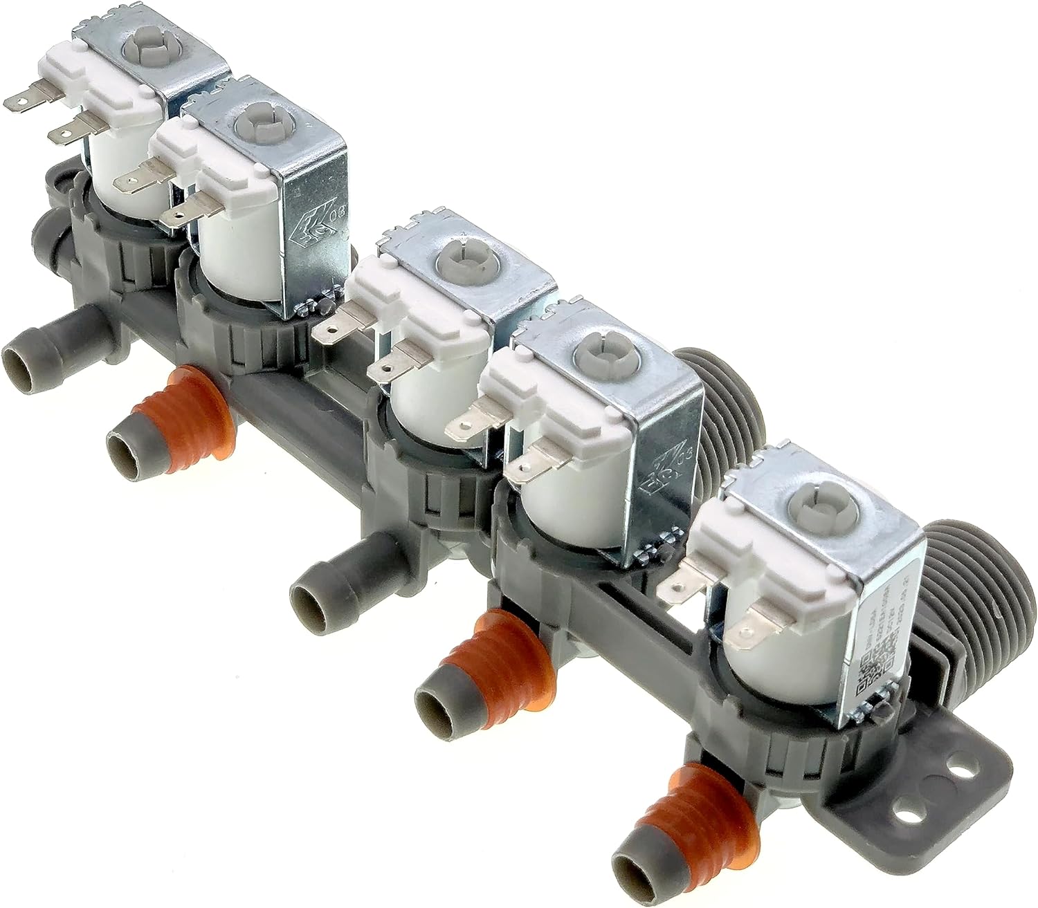 5221EA1008A WH13X10017 Washing Machine Water Inlet Valve Fit for GE Washer WPGT9150H0MG, WPGT9150H0WW, WPGT9350C0PL, WPGT9350C0WW, WPGT9360C0PL, Replace PS960664 AP3205006 AH960664.