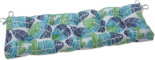 Vista 14 de Pillow Perfect Cojín para banco/columpio para exteriores/interiores Tortola Midnight Blue Tortola Azul Medianoche