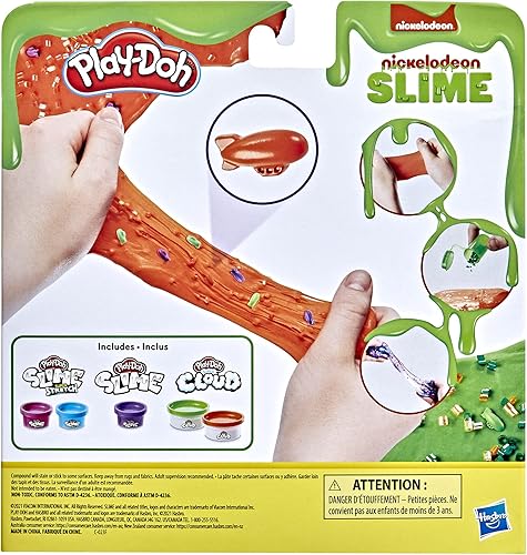 Miniatura 4 de Play-Doh Nickelodeon Slime Rockin' Kit de Mix-ins para niños de 4 años en adelante con 5 colores y 3 variedades de cuentas Mix-in, no tóxico