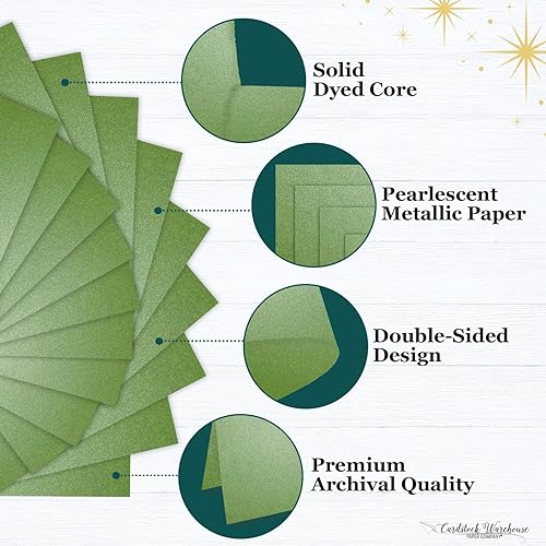 Miniatura 3 de Cardstock Warehouse Stardream Amethyst Purple - 8.5 x 11 pulgadas - 105 libras  10.02 ozm de papel de cartulina metálica - 25 hojas