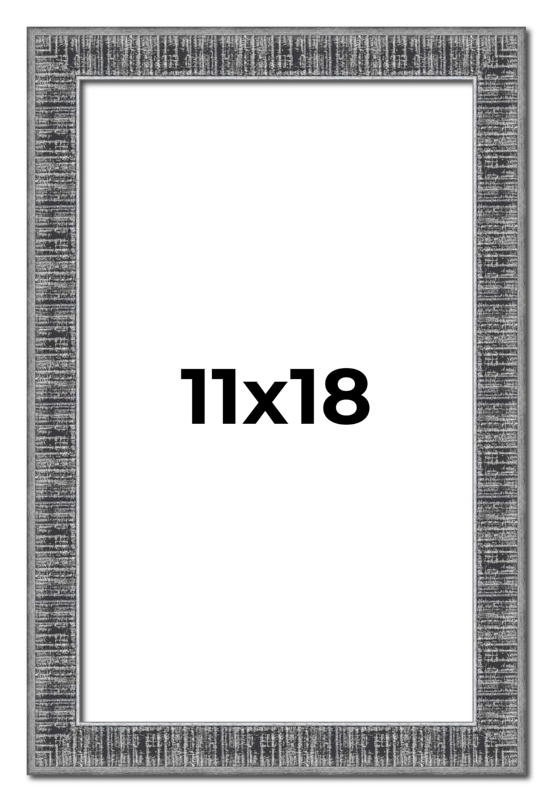 Amazon.com - Poster Palooza 11x18 Frame Black & Silver Scuffed