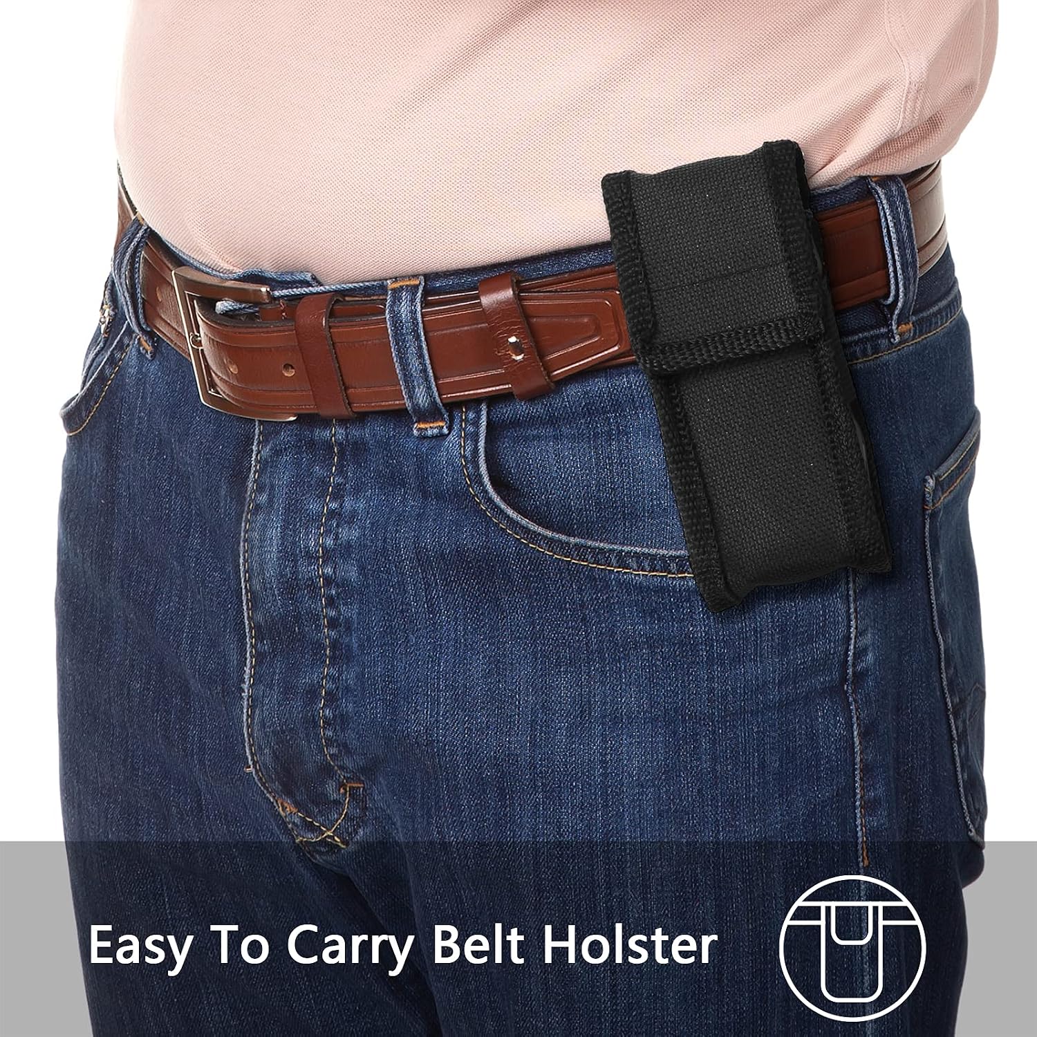 Hussar 618 Stun Gun for Self-Defense, Rechargeable with LED Flashlight, Powerful 1.60 µC Charge with Safety Switch, and Belt Holster