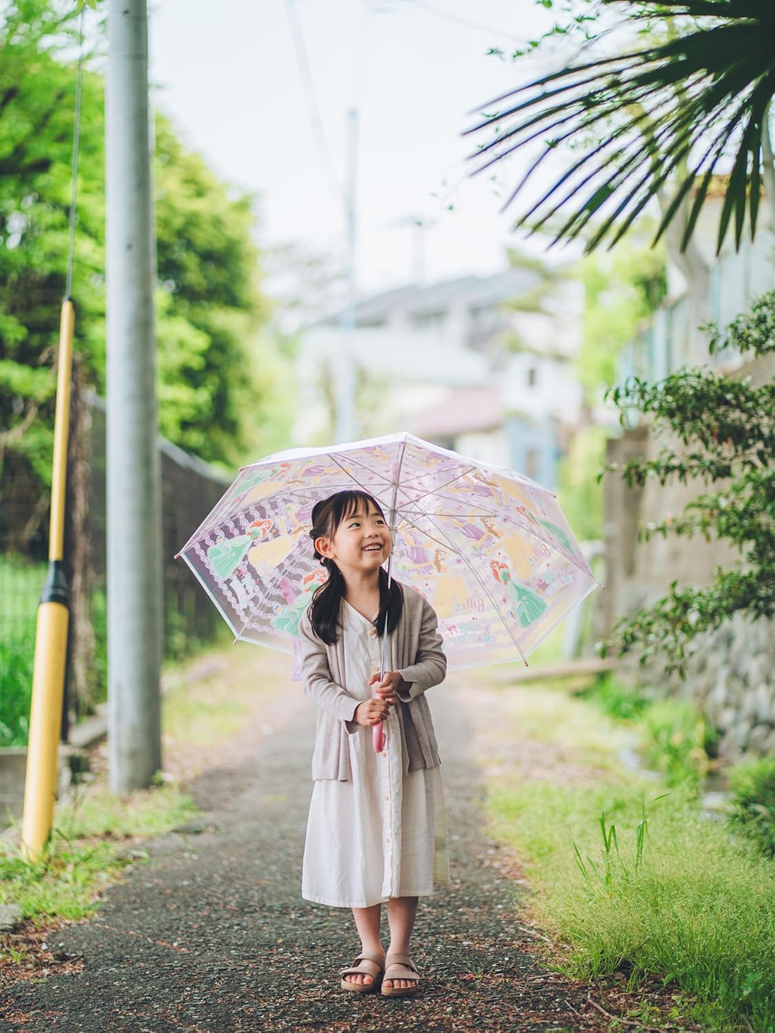 Skater Kids Vinyl Umbrella 21.7 inches (55 cm) for Girls