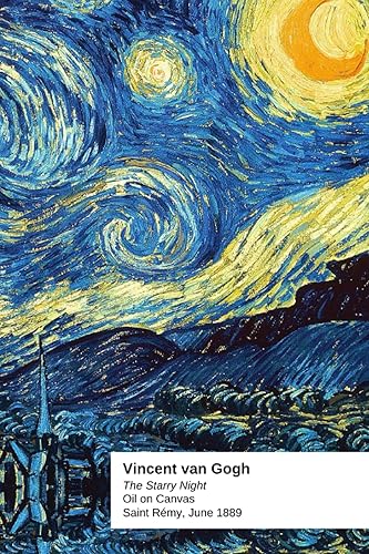 Starry Night Vincent Van Gogh Bullet Journal Dotted Grid Journal for Bullet Journaling
