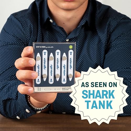 Miniatura 4 de Plastic Magnetic Collar Stays by Würkin Stiffs As Seen on Shark Tank Stiff-N-Stays Collar Inserts