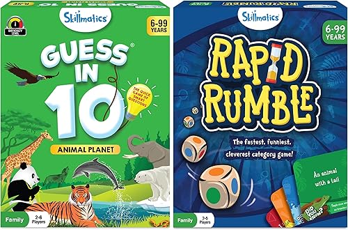 Vista 18 de Skillmatics Rapid Rumble - Juego de mesa de ritmo rápido para niños, adolescentes y adultos, diversión para la noche de juegos familiares y juguete