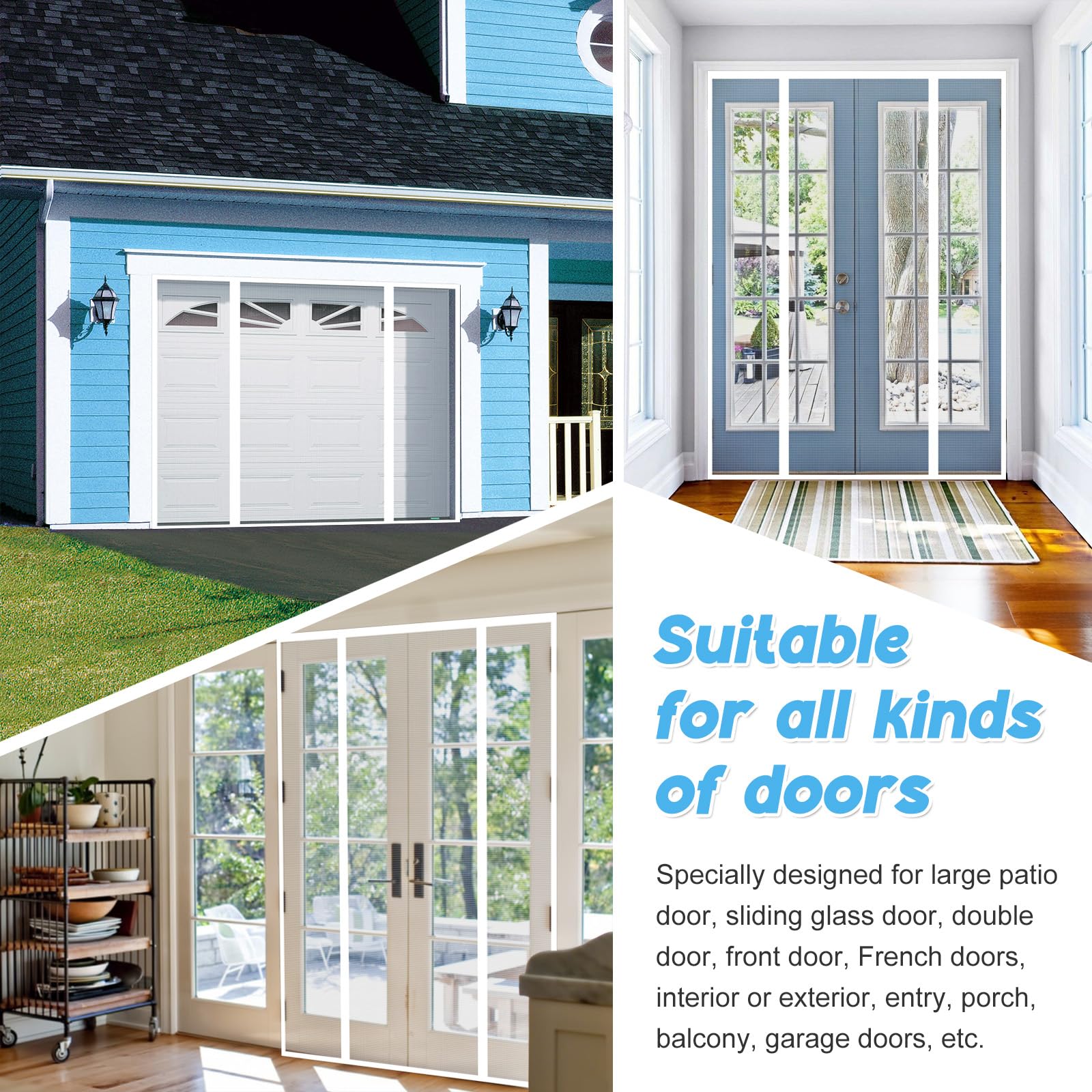 Moustiquaire Magnétique Pour Porte 100 X 220 Cm Moustiquaire De Balcon Rideau Anti Moustiques Rideau Magnetique Sans Percage 86786927