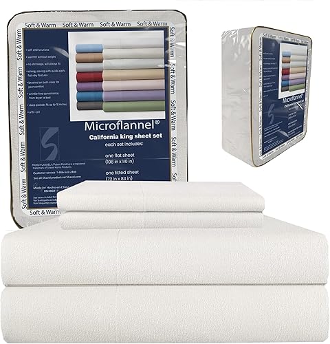 Miniatura 9 de Thermee Juego de sábanas de microfranela de tamaño matrimonial con bolsillo profundo de 16 pulgadas, sábanas matrimoniales que se ajustan a