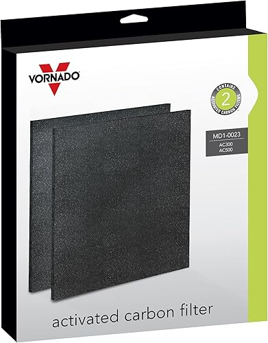 Vornado MD1-0023 - Filtros de carbono de repuesto 2 unidades color negro