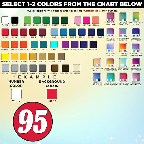 Miniatura 27 de Calcomanías personalizadas con números de carreras, calcomanías de vinilo troqueladas para casco duro, laptop, botella de agua, teléfono, Número