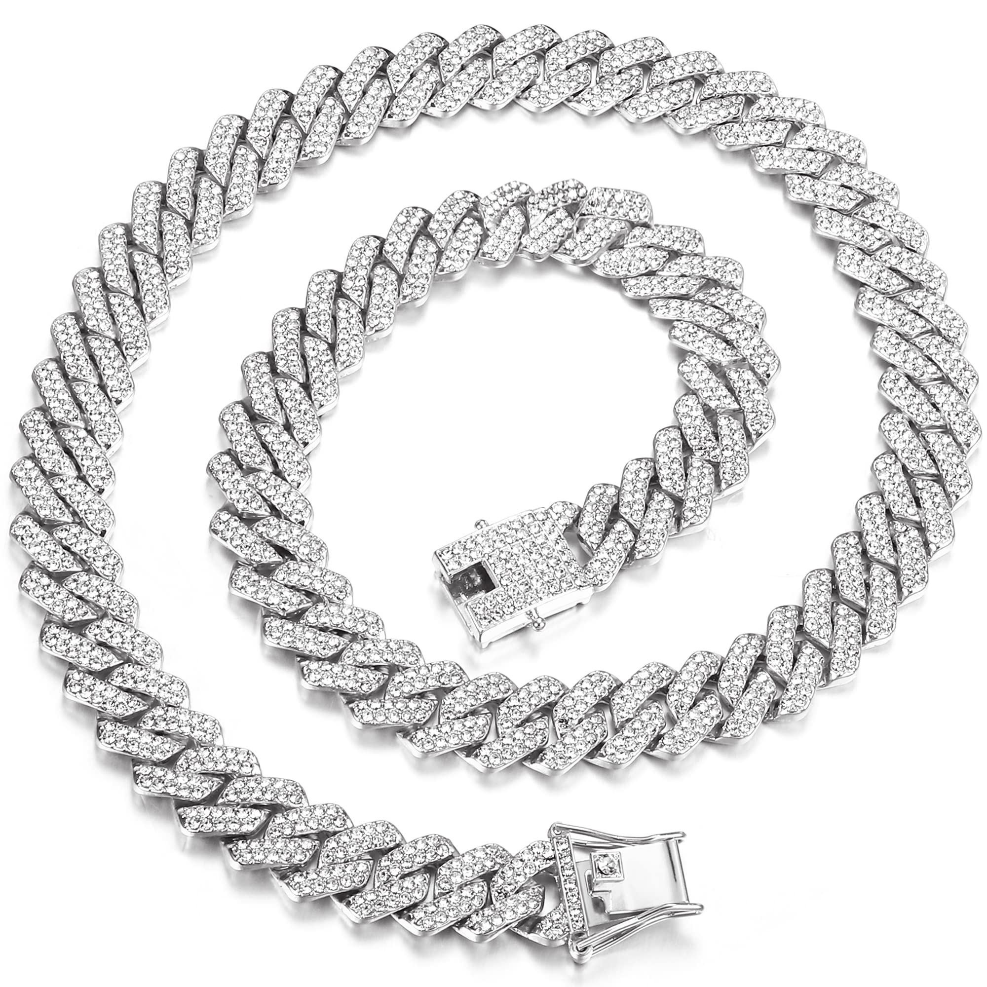 Buy KRFY Cuban Link Chain for Men Women Miami Cuban Link Chain Necklace