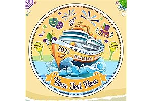 Mardi Gras Cruise Door Decoration Face Mask