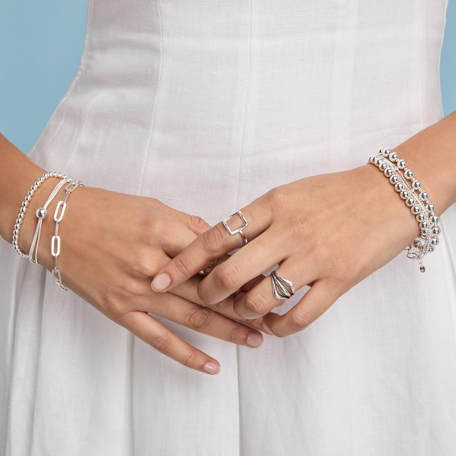 Silpada 'Catuskoti' Open Square Ring in Sterling Silver