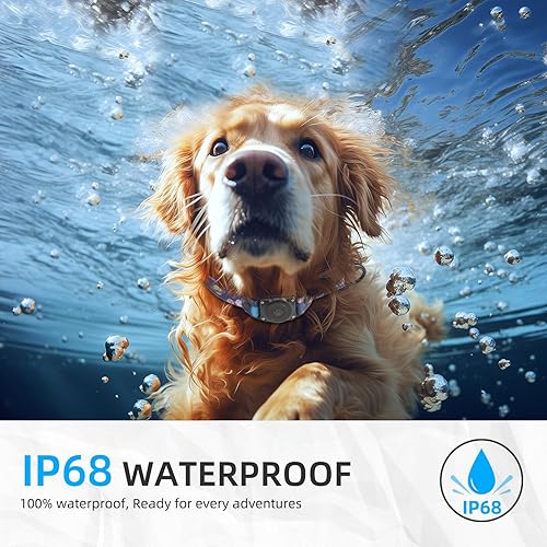 Miniatura 2 de AirTag - Collar para perro, soporte integrado impermeable IP68 para collar de AirTag, fácil de limpiar, ultra duradero, a prueba de olores, a prueba