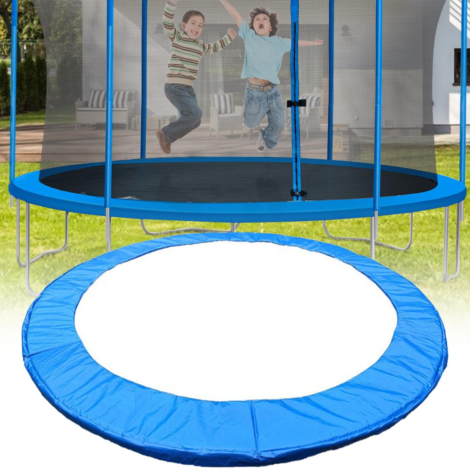 Trampolin Randabdeckung - UV-beständig & Wasserdicht | Sicherheit Für Dein Gartentrampolin