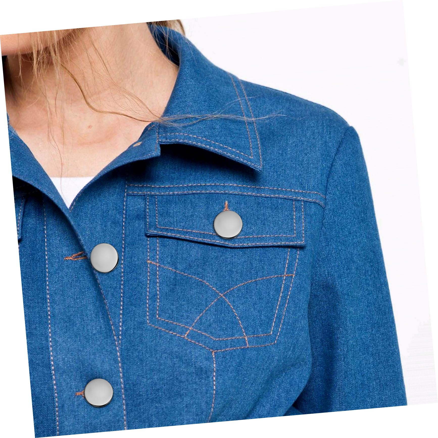 Operitacx 120pezzi Bottoni Per Jeans Rimovibili Senza Cuciture Regolatori Di Vita Per Pantaloni Adatti Per Jeans Gonne e Pantaloni Colori Variabili e Stile Personalizzabile