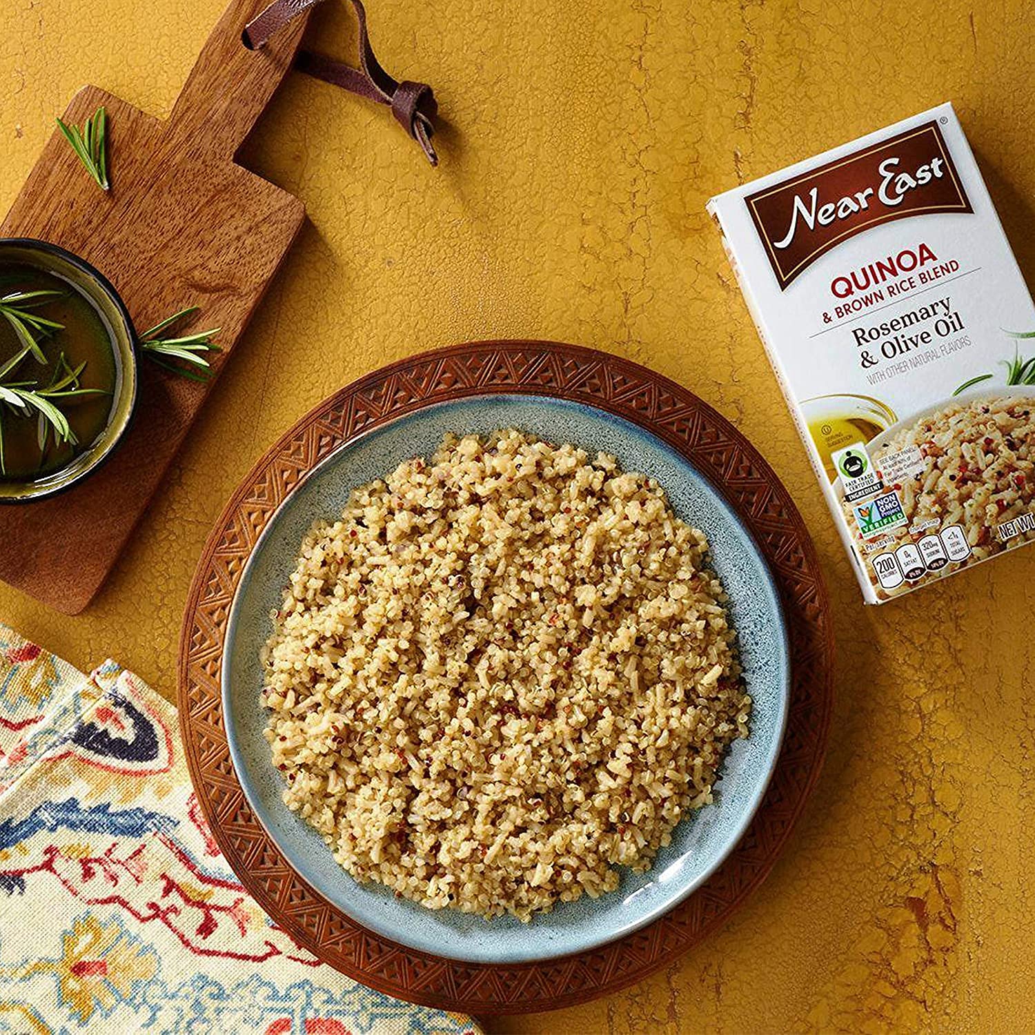 キノアブレンド、ローズマリーとオリーブオイル、4.8オンス Quaker Quinoa Blend, Rosemary and Olive